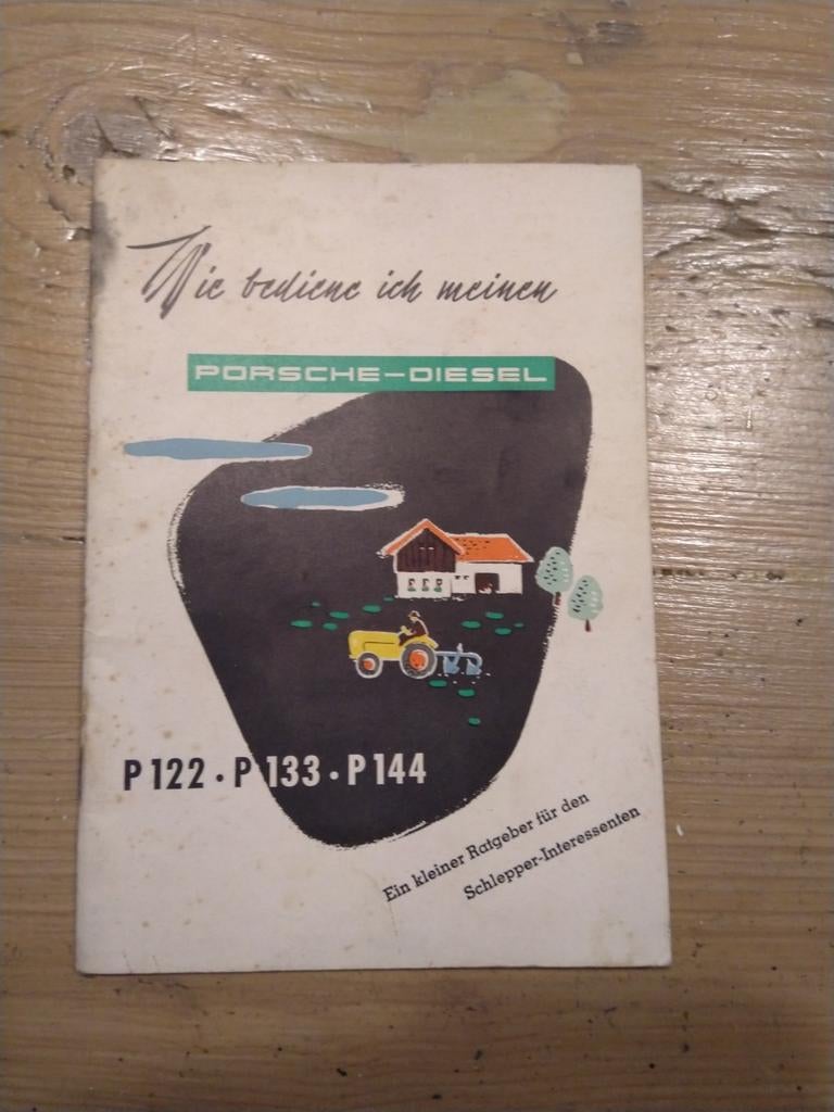 Instructieboekje Allgaier Porsche Traktor, Ophalen of Verzenden