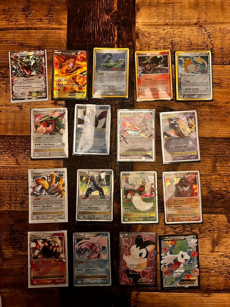 Zeldzame Pokemonkaarten, Ophalen of Verzenden, Zo goed als nieuw, Meerdere kaarten