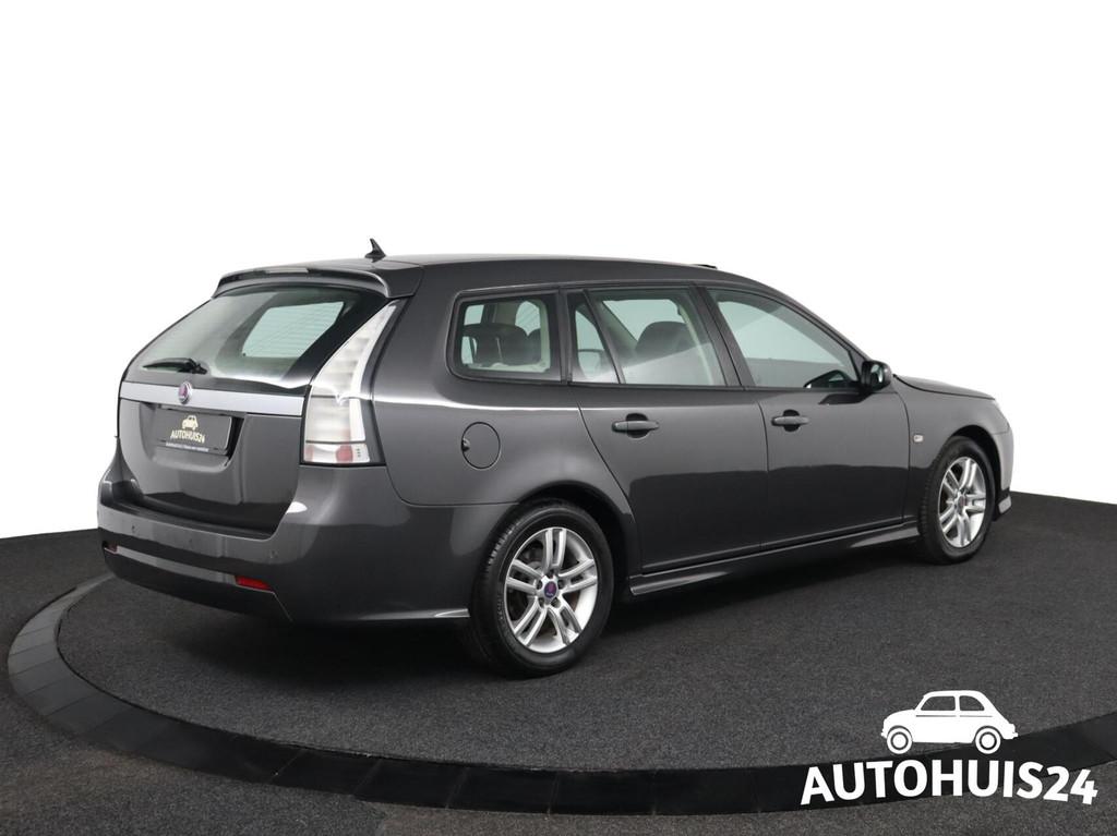 Saab 9-3 Sport Estate 1.8t Linear TX-Pack 2010 SCHUIFDAK LED, Auto's, 1998 cc, 1490 kg, Gebruikt, Zwart
