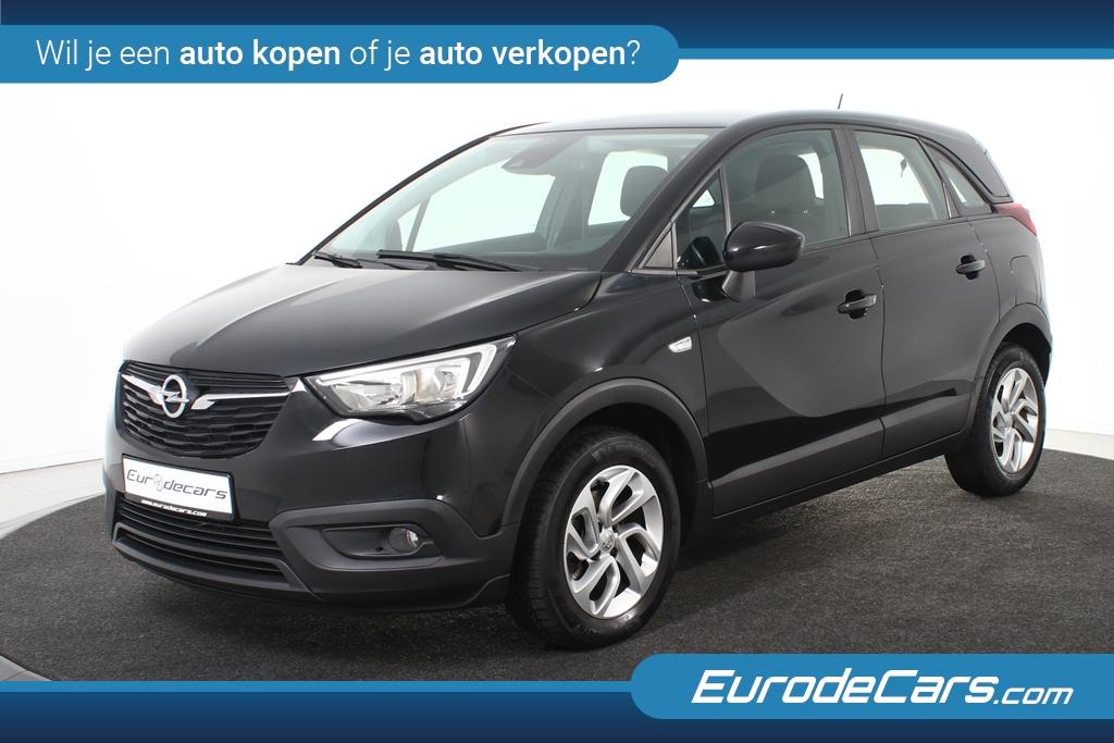 Opel Crossland X 1.5 Automaat *1ste Eigenaar*Navigatie*Parka, Auto's, Opel, Stof, 4 cilinders, Zwart, Bedrijf