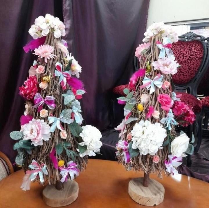 Brocante paas boompjes, Ophalen of Verzenden, Zo goed als nieuw, Binnen