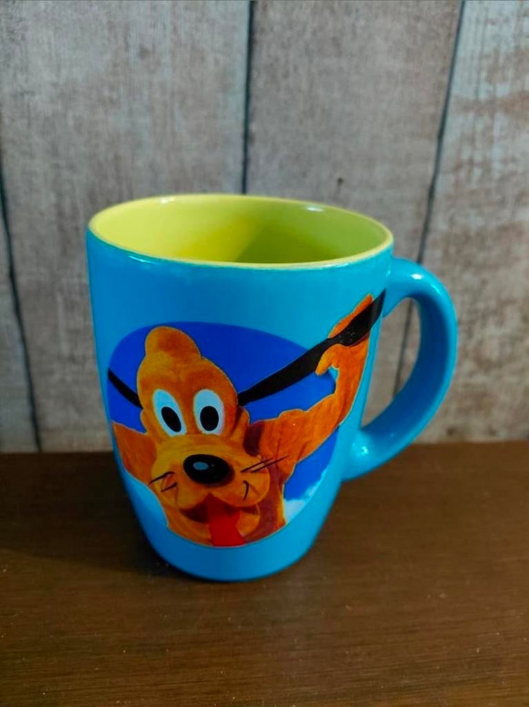 Disney beker mok Pluto Disneyland Paris Esso., Ophalen of Verzenden, Goofy of Pluto, Zo goed als nieuw, Servies