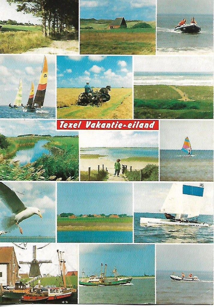 Texel- -15-luik., Verzenden, 1980 tot heden, Gelopen, Waddeneilanden