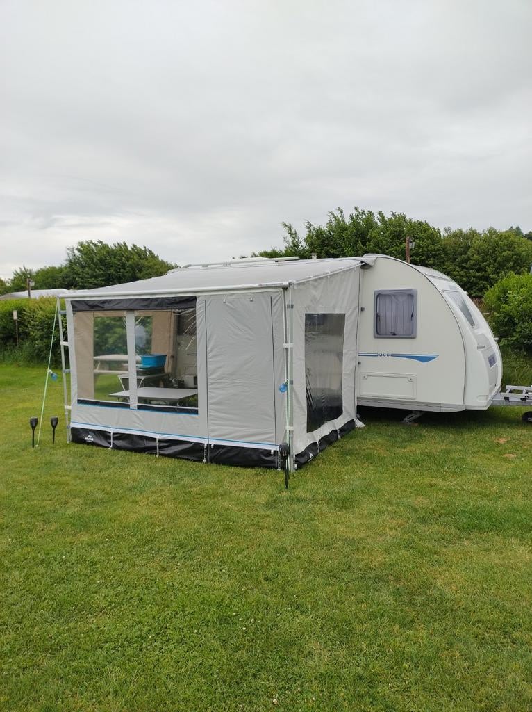 Fiamma zakluifel (3.60 m) met Obelink voorwand, Ophalen, Zo goed als nieuw