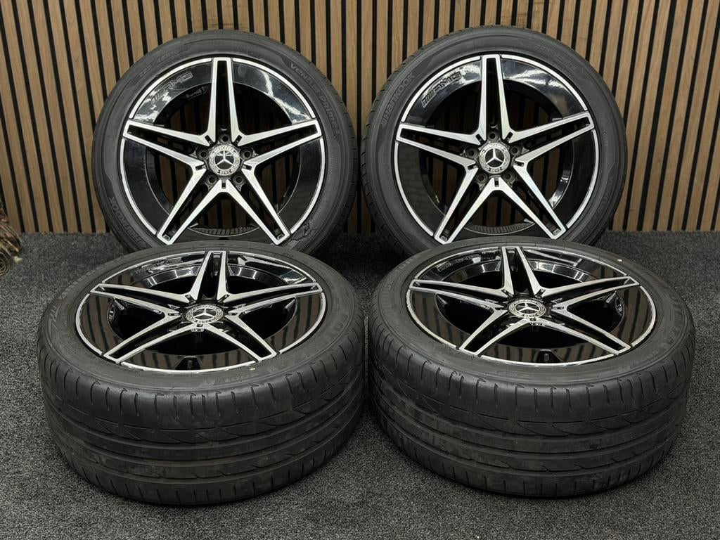 Originele 18 inch Mercedes C-Klasse W206 S206 AMG 5x112, Ophalen, 18 inch, ., Banden en Velgen