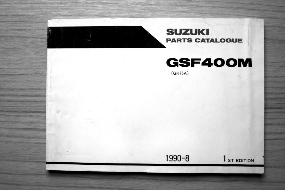 Suzuki GSF400 M 1991 Parts Catalogue (onderdelenboekje), Verzenden, Suzuki