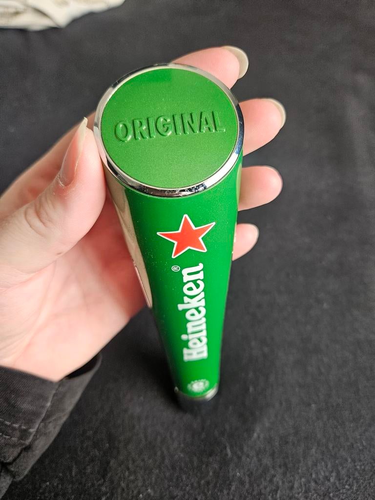 Te koop original heineken tapknop schroefdraad, Ophalen of Verzenden, Heineken