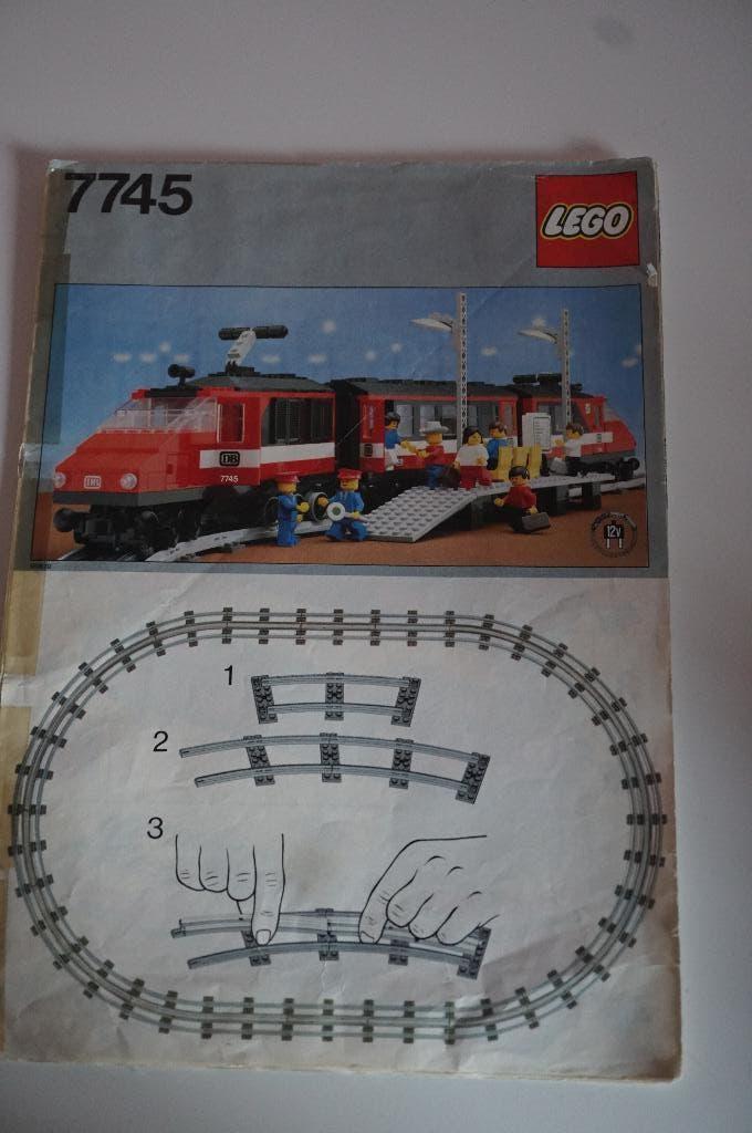 Bouwinstructie Lego trein set 7745, Verzenden, Gebruikt, Losse stenen, Lego
