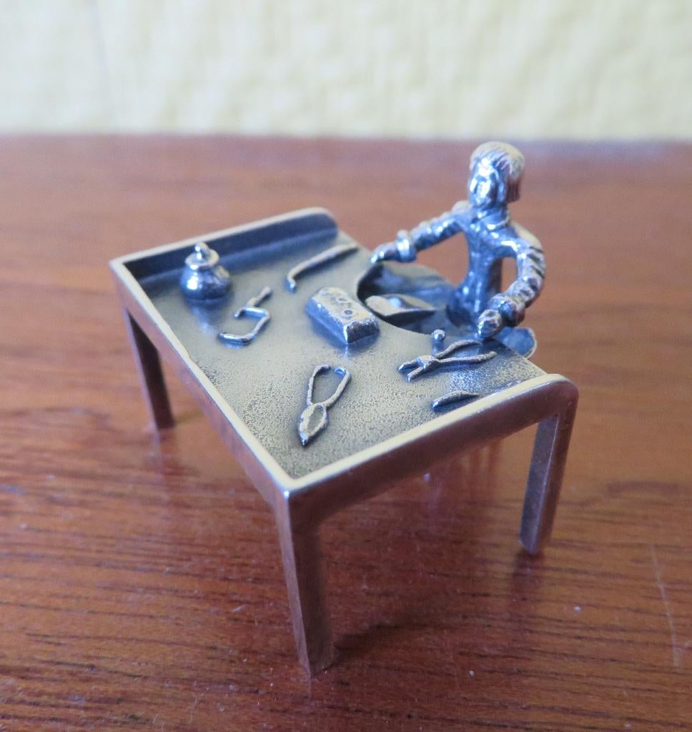 Miniatuur goudsmid /edelsmid, Ophalen of Verzenden, Zilver