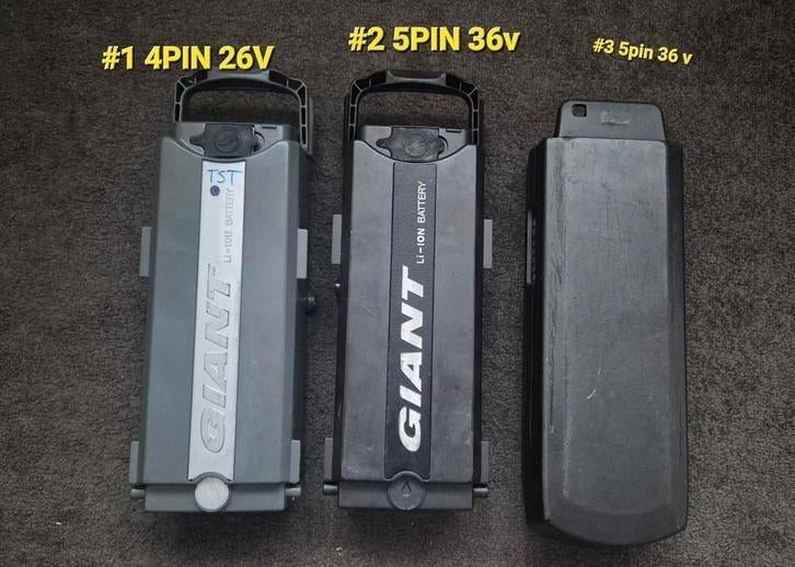 Geresrveerde accu's GIANT TWIST, GIANT PRIME, ASPIRO, Ophalen of Verzenden, Zo goed als nieuw