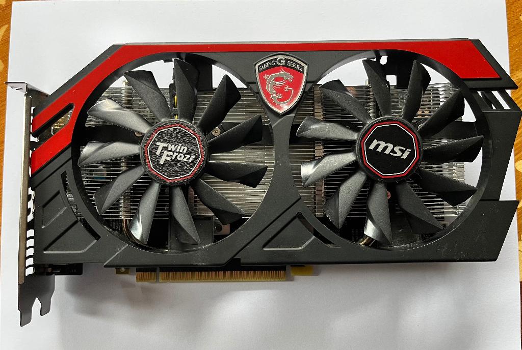 MSI Gaming (Twin Frozer) NVIDIA GeForce GTX 750 Ti 2GB, Computers en Software, Videokaarten, PCI-Express 3, Gebruikt, HDMI, Ophalen of Verzenden