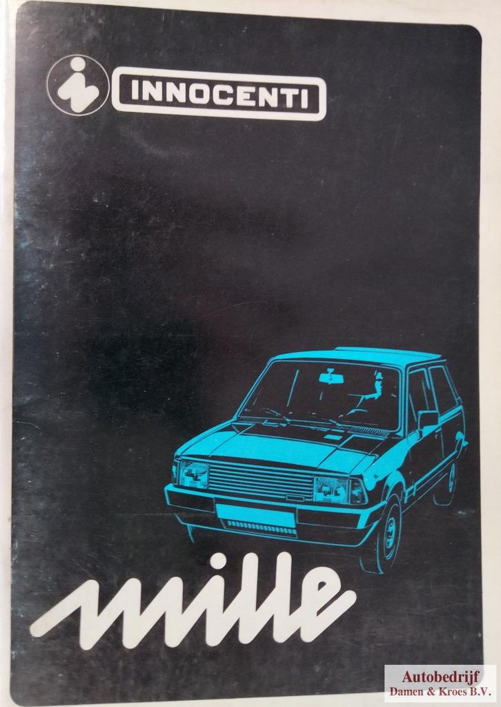 Handboek Innocenti  instructieboekje, Ophalen of Verzenden