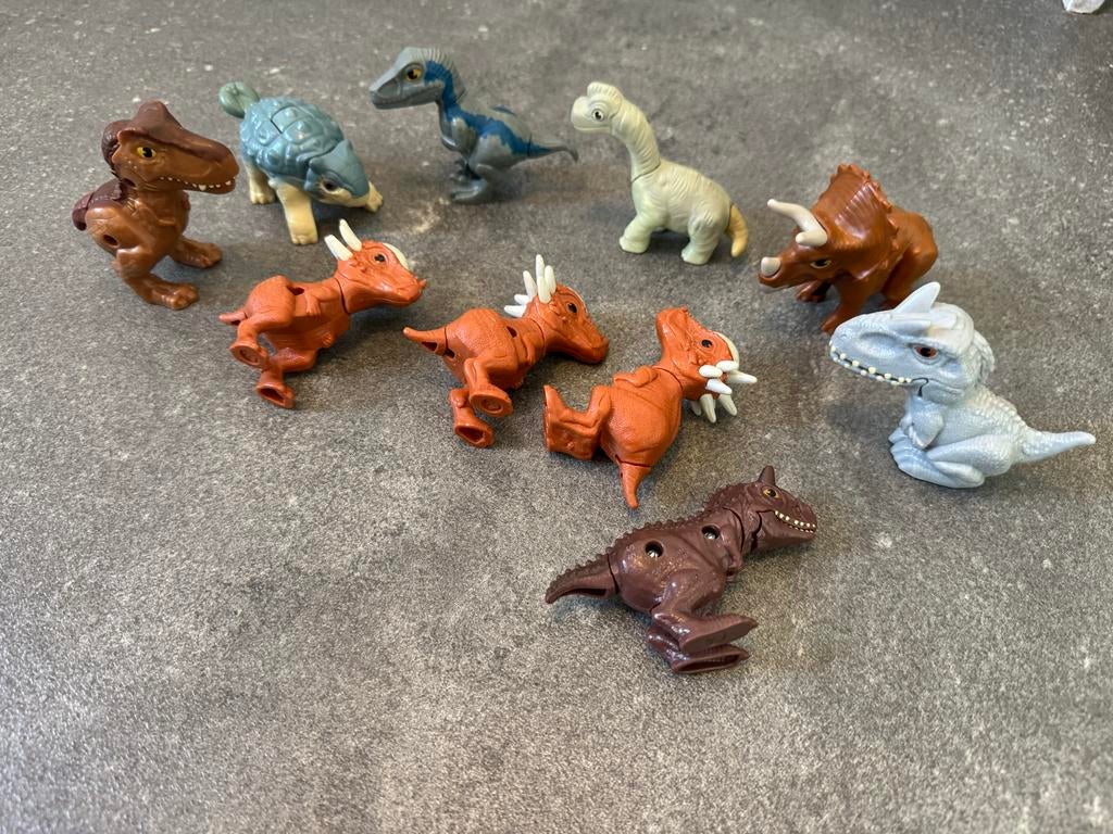 McDonald's Happy Meal Camp Cretaceous Dinosaurus Set, Ophalen of Verzenden, Gebruikt
