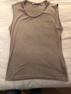 Fabiana Filippi,mooie top, beige maat 42 katoen/elasthaan, Beige, Maat 42/44 (L), Ophalen of Verzenden, Zo goed als nieuw