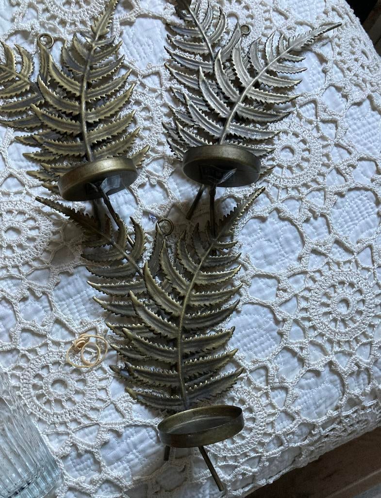 Set van 3 PTMD kandelaars varen, samen 10 euro, Gebruikt, Overige kleuren, Ophalen of Verzenden, Metaal