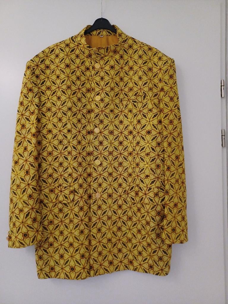 Exclusief ITALIE colbert goud kerst carnaval trouwerij feest, Ophalen of Verzenden, Nieuw, Maat 52/54 (L), Overige kleuren