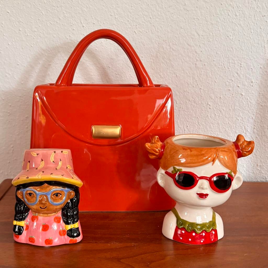 Vaas en bloempotjes, Steen, Overige kleuren, Ophalen of Verzenden, Zo goed als nieuw