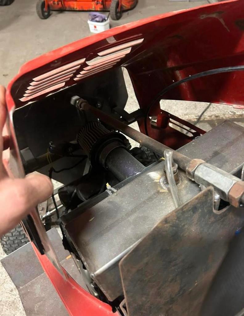 Race Zitmaaier met 600cc Motorblok, Ophalen, Gebruikt, Eenpersoons, Hout