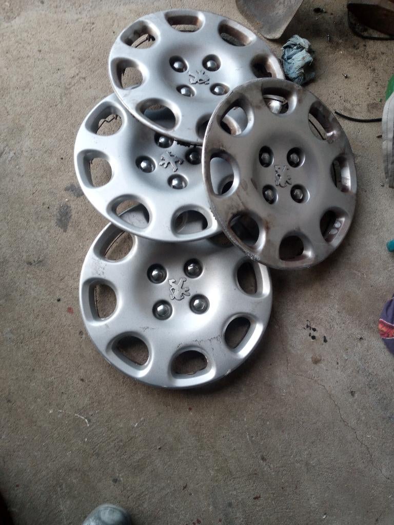 14 inch peugoet wieldoppen, Auto diversen, Wieldoppen, Ophalen, Gebruikt