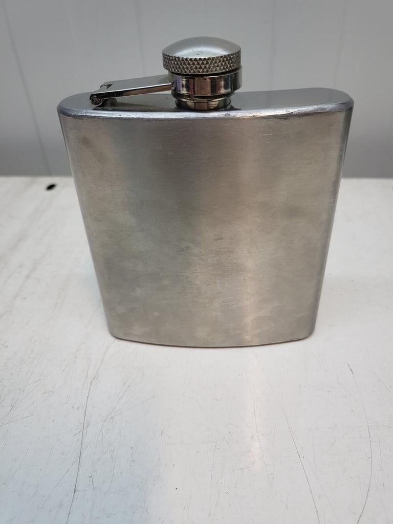 Roestvrijstalen heupfles, Huis en Inrichting, Keuken | Keukenbenodigdheden, Gebruikt, Ophalen of Verzenden