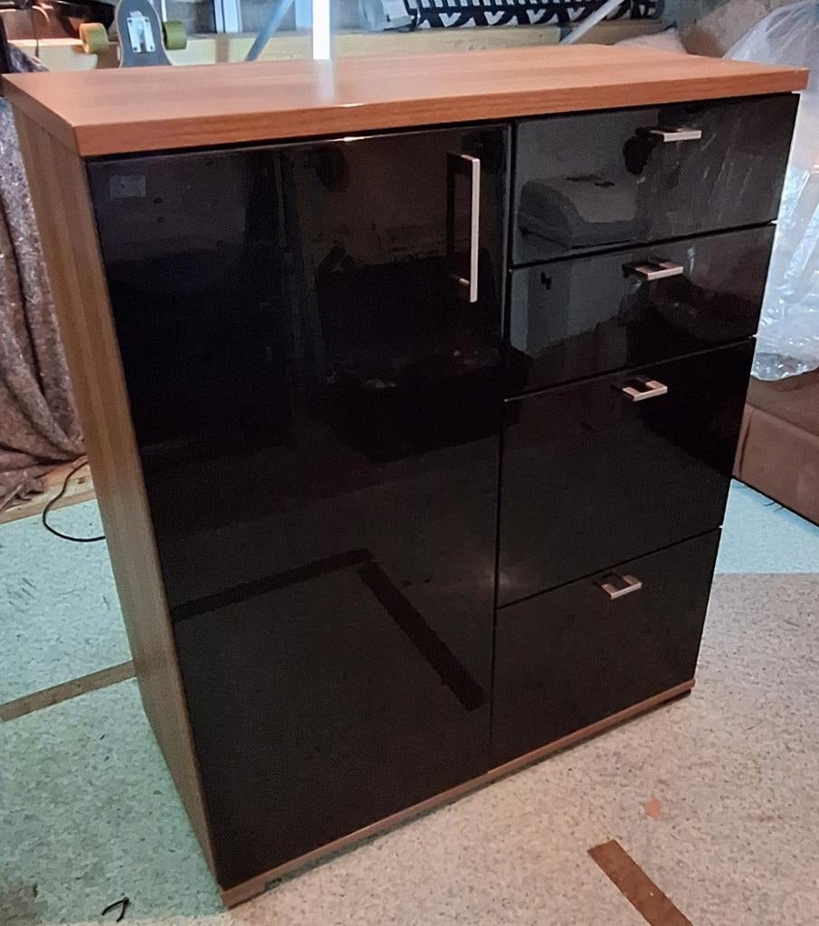 Houten Commode, Zo goed als nieuw, 25 tot 50 cm, Met deur(en), 50 tot 100 cm