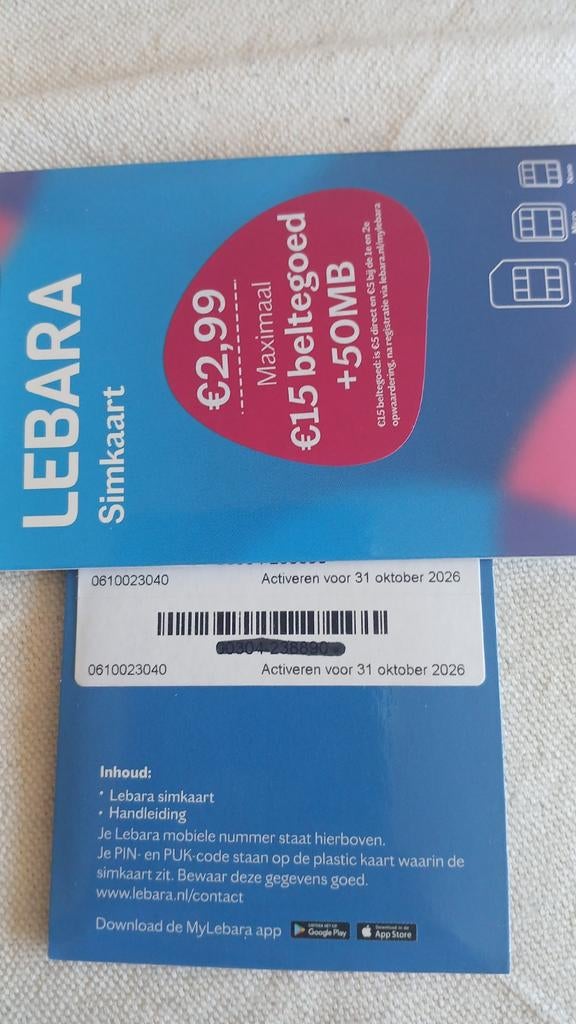 MOOI NUMMER 0610023040, Ophalen of Verzenden, Nieuw, KPN, Simkaart