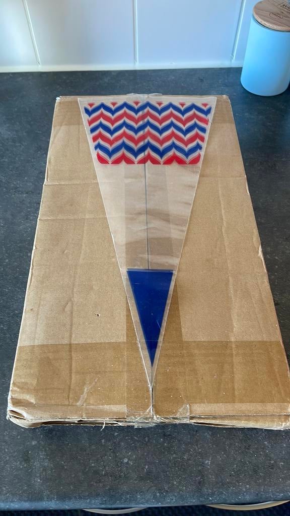 Plastic puntzakken Rood/Blauw 18x37  1000Stuk, Ophalen of Verzenden, Nieuw, Versiering