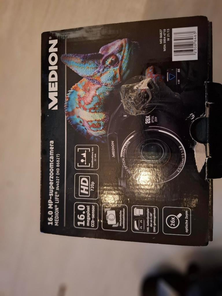 Medion Superzoomcamera 16.0, Audio, Tv en Foto, Fotocamera's Digitaal, Compact, Ophalen of Verzenden, Zo goed als nieuw, 16 Megapixel