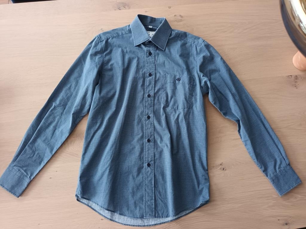 Blauw overhemd Zwarte Tulp Exclusive blauw maat S 37 38, Kleding | Heren, Overhemden, Blauw, Halswijdte 38 (S) of kleiner, Zwarte Tulp