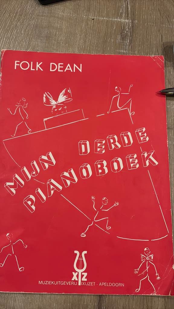 FOLK DEAN mijn derde pianoboek, Muziek en Instrumenten, Bladmuziek, Ophalen of Verzenden, Gebruikt, Les of Cursus, Piano