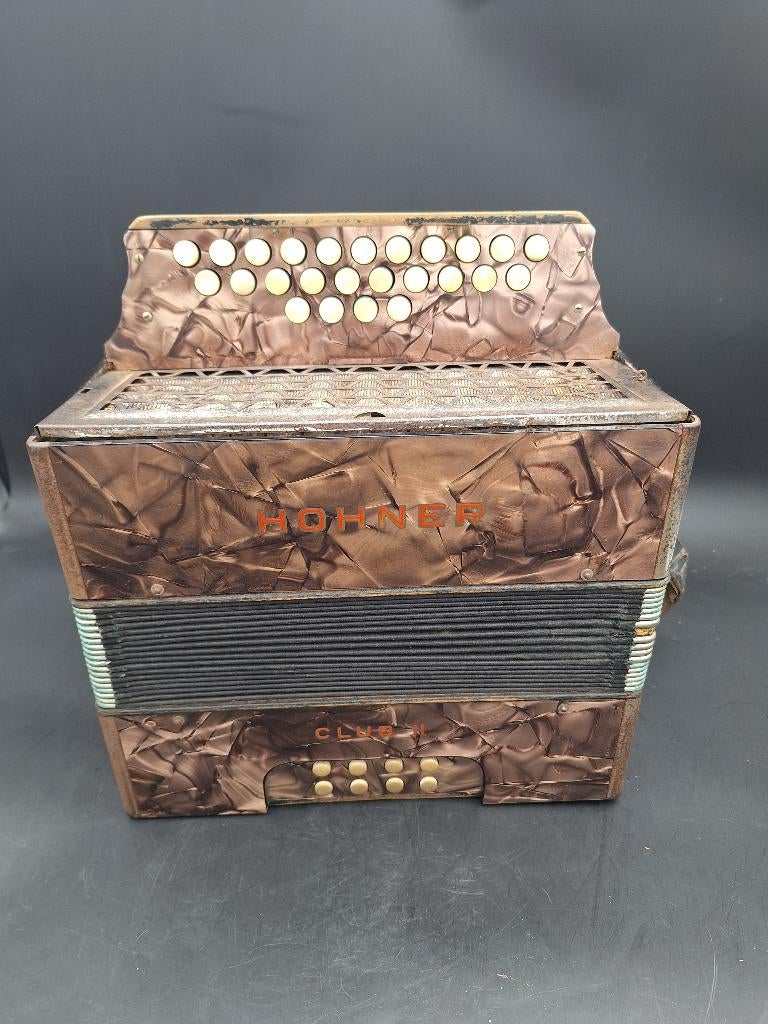 oude Hohner accordeon, begin 1900, Ophalen of Verzenden