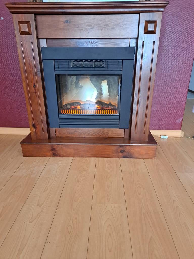 Te elec sfeerhaard inkl ombouw bezorging mogelijk, Ophalen, Vrijstaande haard, Elektrische haard
