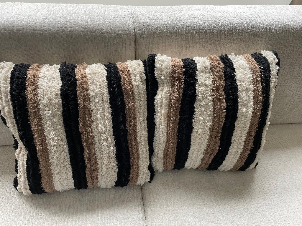 Unique living kussen Pepijn 45x45 (twee stuks), Ophalen of Verzenden, Zo goed als nieuw, Overige kleuren, Vierkant