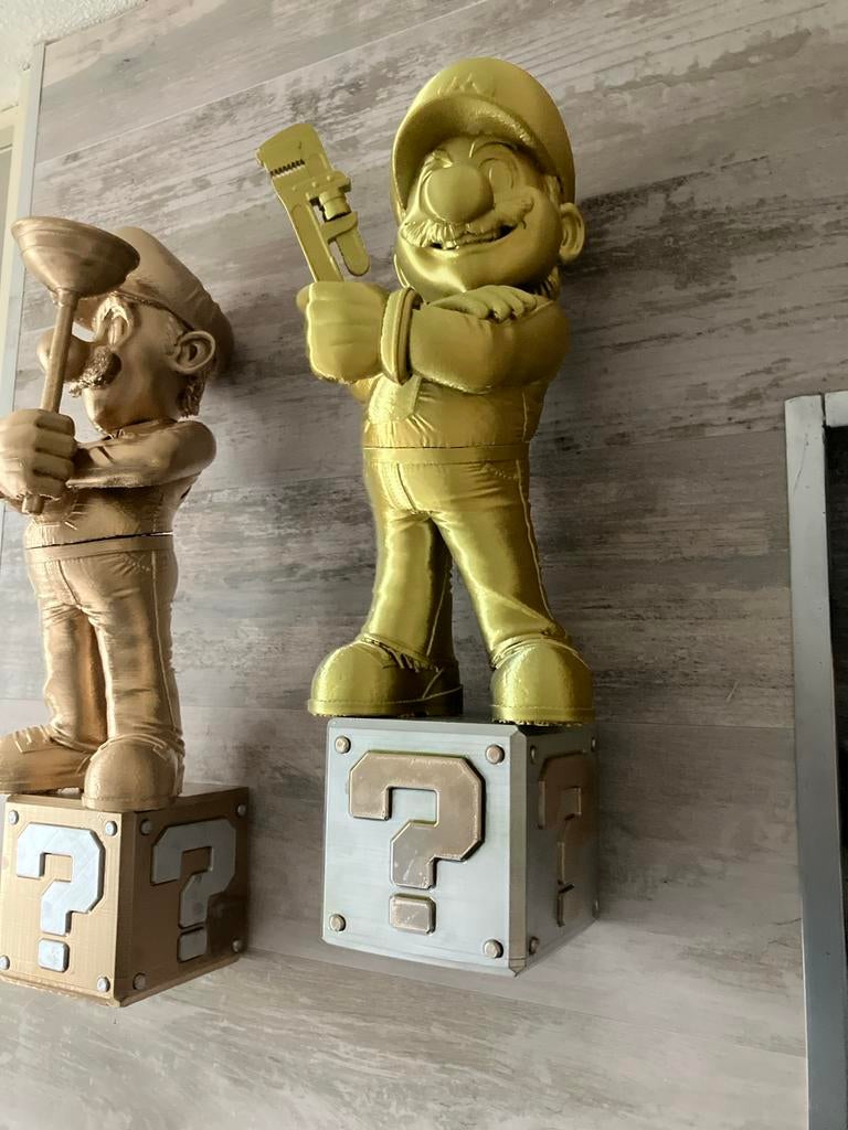 Super Mario & Luigi Beelden - Goud, Zilver, Wit, Zwart, Avontuur en Actie, 1 speler, Nieuw, Ophalen of Verzenden