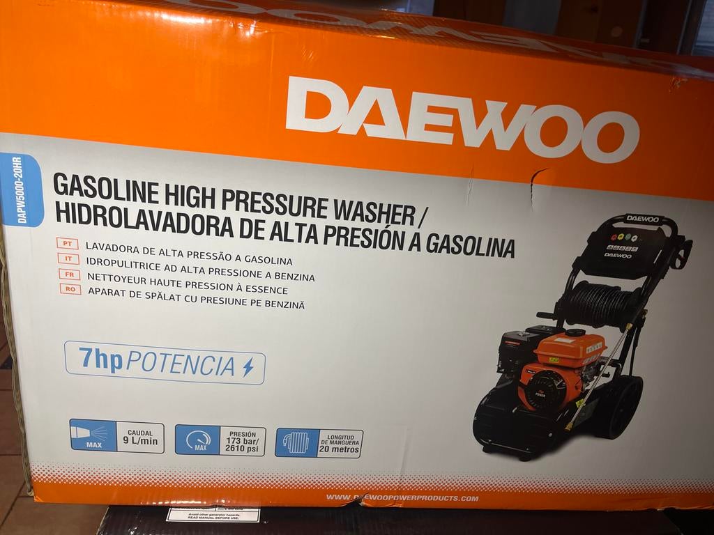 Proffesioneel Hogedruk reiniger, Ophalen of Verzenden, Nieuw, Benzine, Met regelbare waterdruk