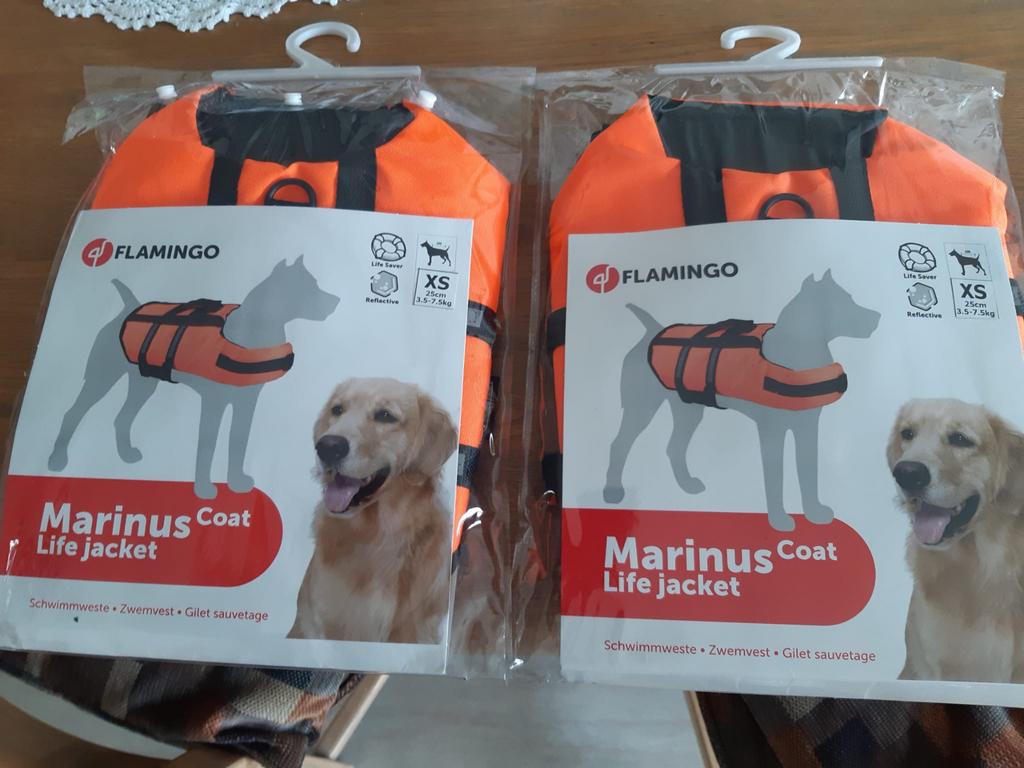 2x Honden zwemvest - Flamingo Marinus Life Jacket XS, Ophalen of Verzenden, Nieuw