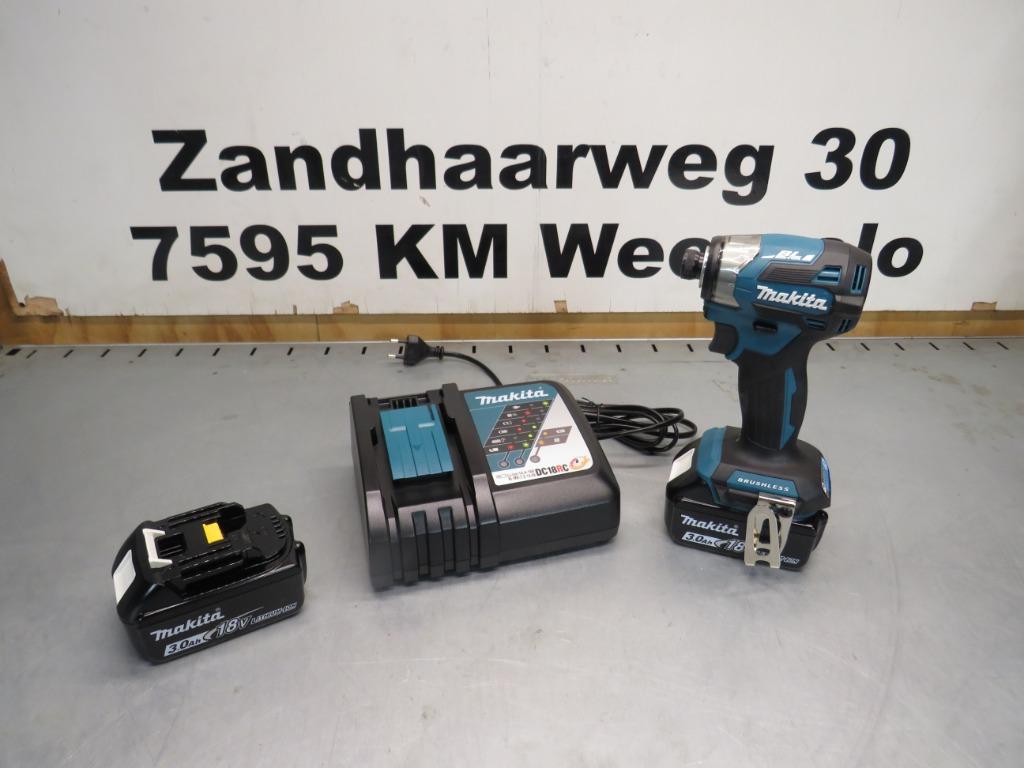 Makita DTD173 18V Li-ion accu slagschroevendraaier accus lad, Makita, Nieuw, Zandhaarweg, Ophalen of Verzenden