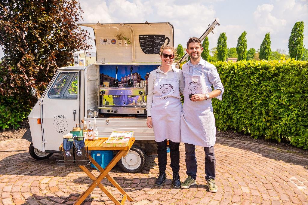 Barista mobiele koffiebar espressobar bruiloft feest event, Hobby en Vrije tijd, Ophalen of Verzenden, Nieuw