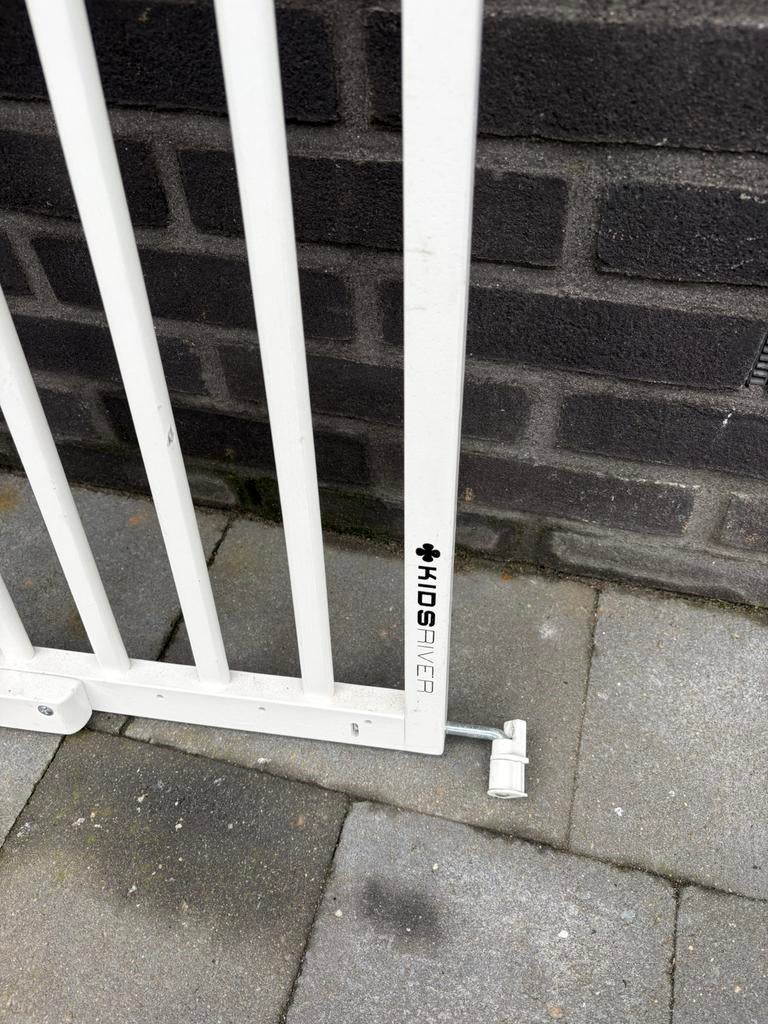 Trap hek kidsriver verstelbaar, Ophalen of Verzenden, Zo goed als nieuw, Hout, 115 cm of meer