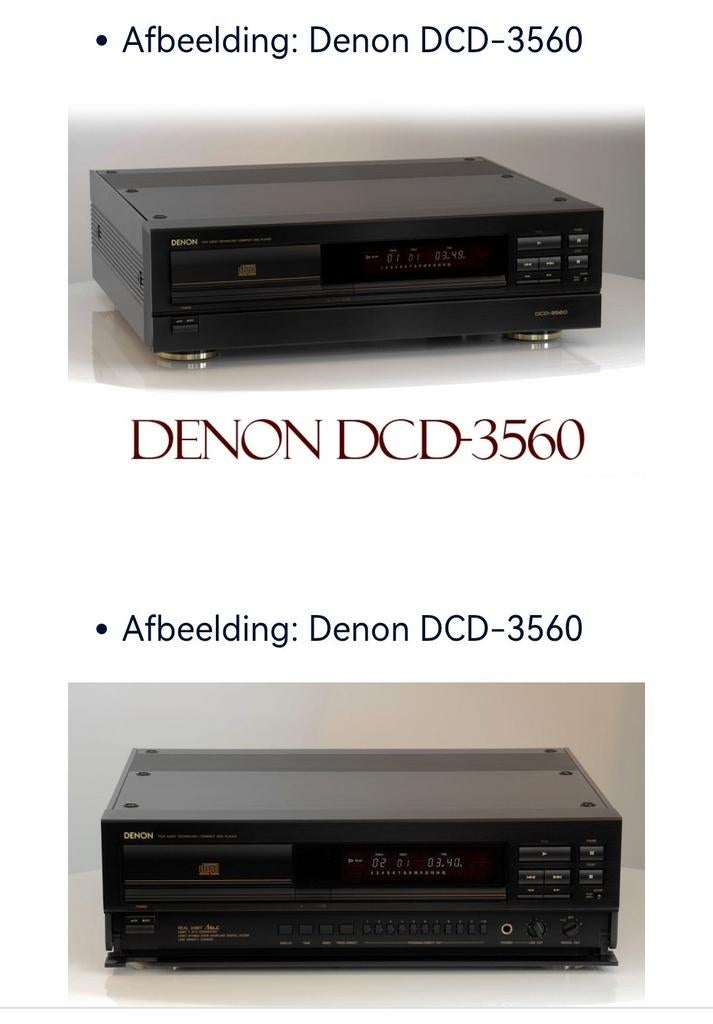 Gezocht Denon dcd 3560, Ophalen of Verzenden, Overige merken