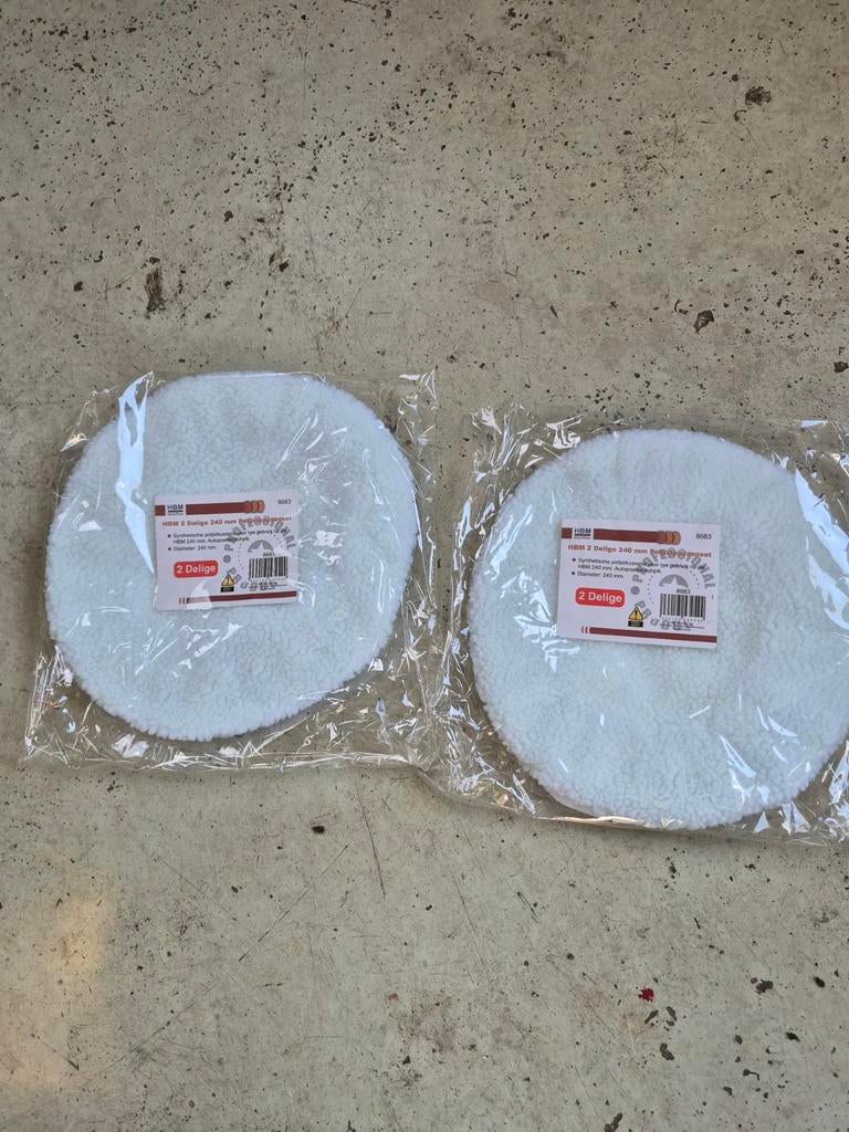 HBM Polijstkussenset 240mm - Nieuw in verpakking, Ophalen of Verzenden, Nieuw, Universele onderdelen