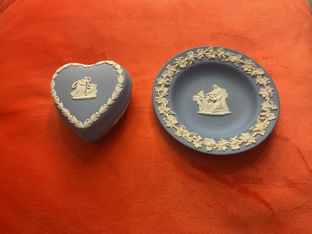 Wedgewood Sieraden Doos & Bord, Ophalen of Verzenden