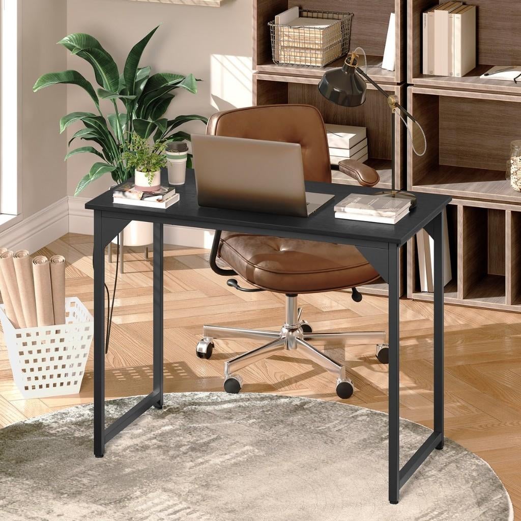 Bureautafel- Zwart–Computertafel–Bureautafel-100x50x75 cm, Ophalen of Verzenden, Nieuw