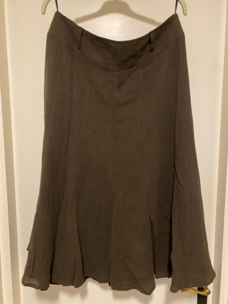 GODSKE GROENE KLOK ROK 44., Kleding | Dames, Rokken, Maat 42/44 (L), Ophalen of Verzenden, Zo goed als nieuw, Onder de knie
