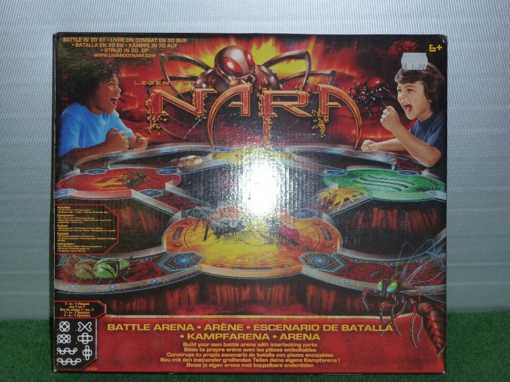 NIEUW spel NARA Battle Arena Bouw je eigen Arena, Hobby en Vrije tijd, Gezelschapsspellen | Bordspellen, Nieuw, Een of twee spelers