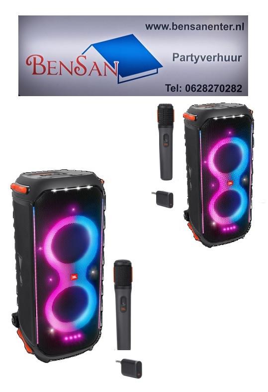 Partybox muziekinstallatie geluid speaker huren bensan enter, Ophalen, Zo goed als nieuw, Overige