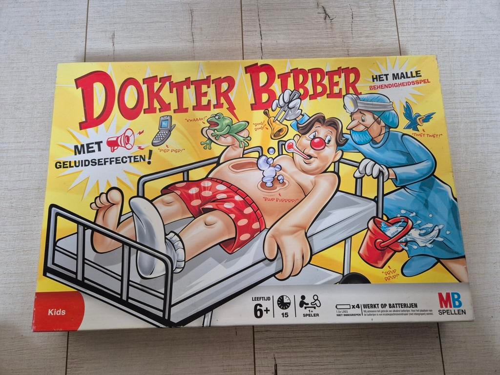 Behendigheidsspel: Dokter Bibber, 6+ (MB- Spellen), Ophalen, MB Spellen