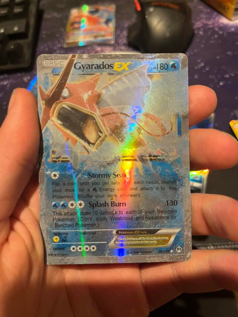 Gyarados pokemon kaarten, Ophalen of Verzenden, Zo goed als nieuw