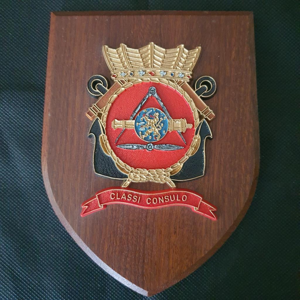 Wapenschildje DMKM, Verzamelen, Verzenden, Marine, Nederland, Embleem of Badge