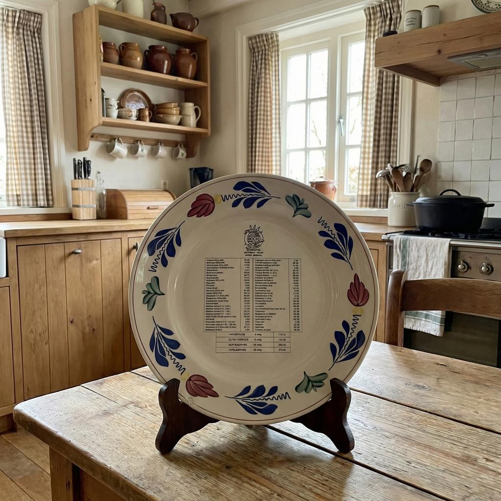 Boerenbont Prijzenbord - 27 cm, Gebruikt, Div, Ophalen of Verzenden, Bord(en)